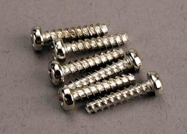 Traxxas Screws 3x14mm roundhead self-tapping (6)