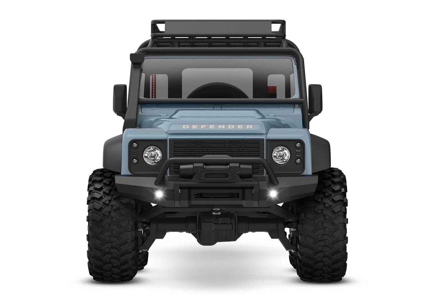 Traxxas TRX-4M Land Rover 4WD Electric Scale and Trail Crawler with TQ 1/18 Light Blue