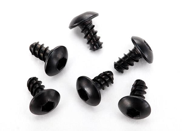 Traxxas Screws 2.6x5mm button-head machine (hex drive) (6)