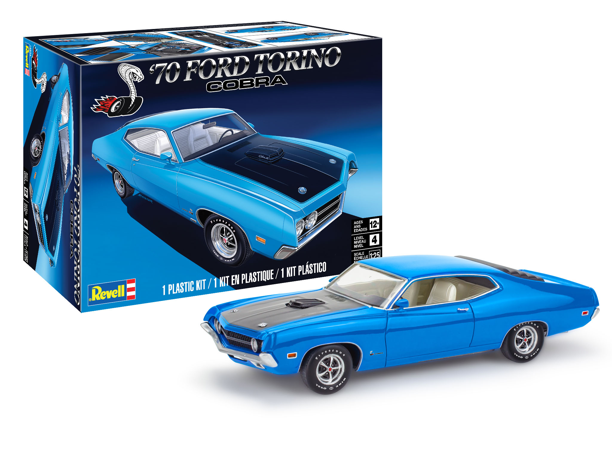 Revell 1970 Ford Torino Cobra 1/25