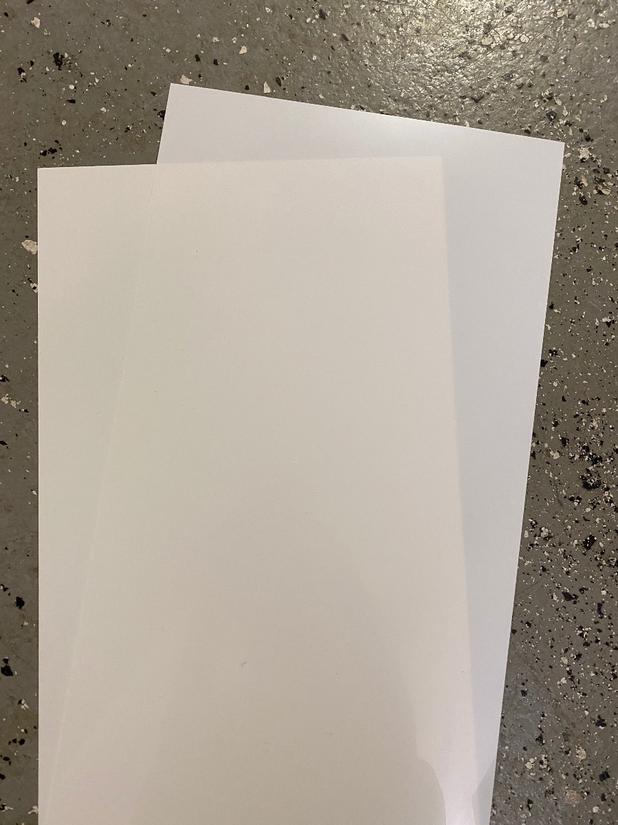 Polystyrol Plaat 0.75x250x500mm