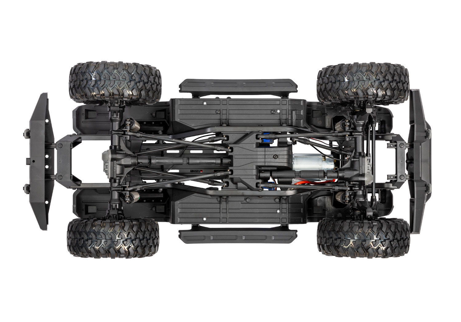 Traxxas Land Rover Defender TRX-4 4WD Scale and Trail  Crawler Fully-Assembled 1/10 Clipless Silver
