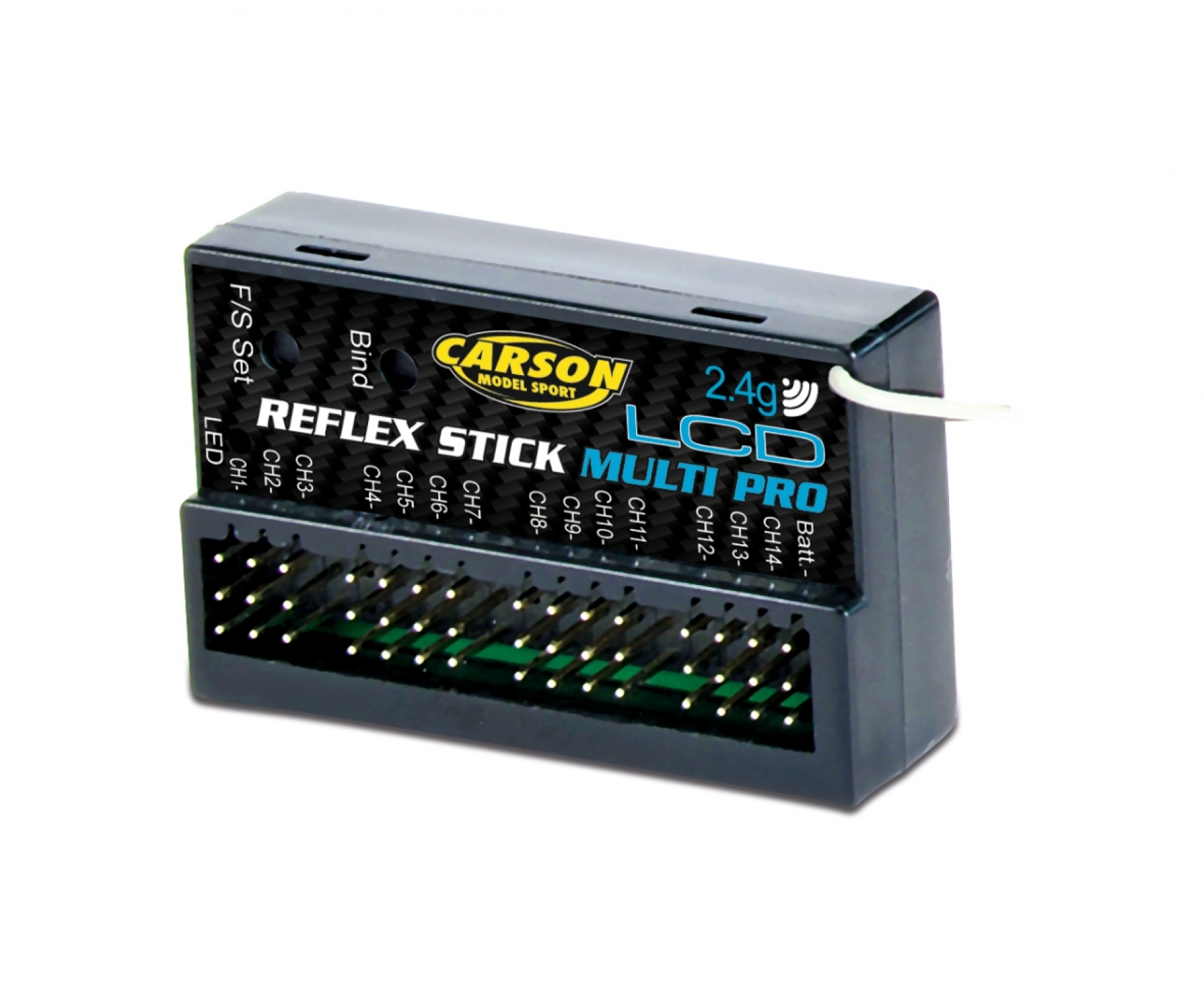 Carson Reflex Stick Multi Pro LCD 14 Kanaals 2.4GHz Zenderset