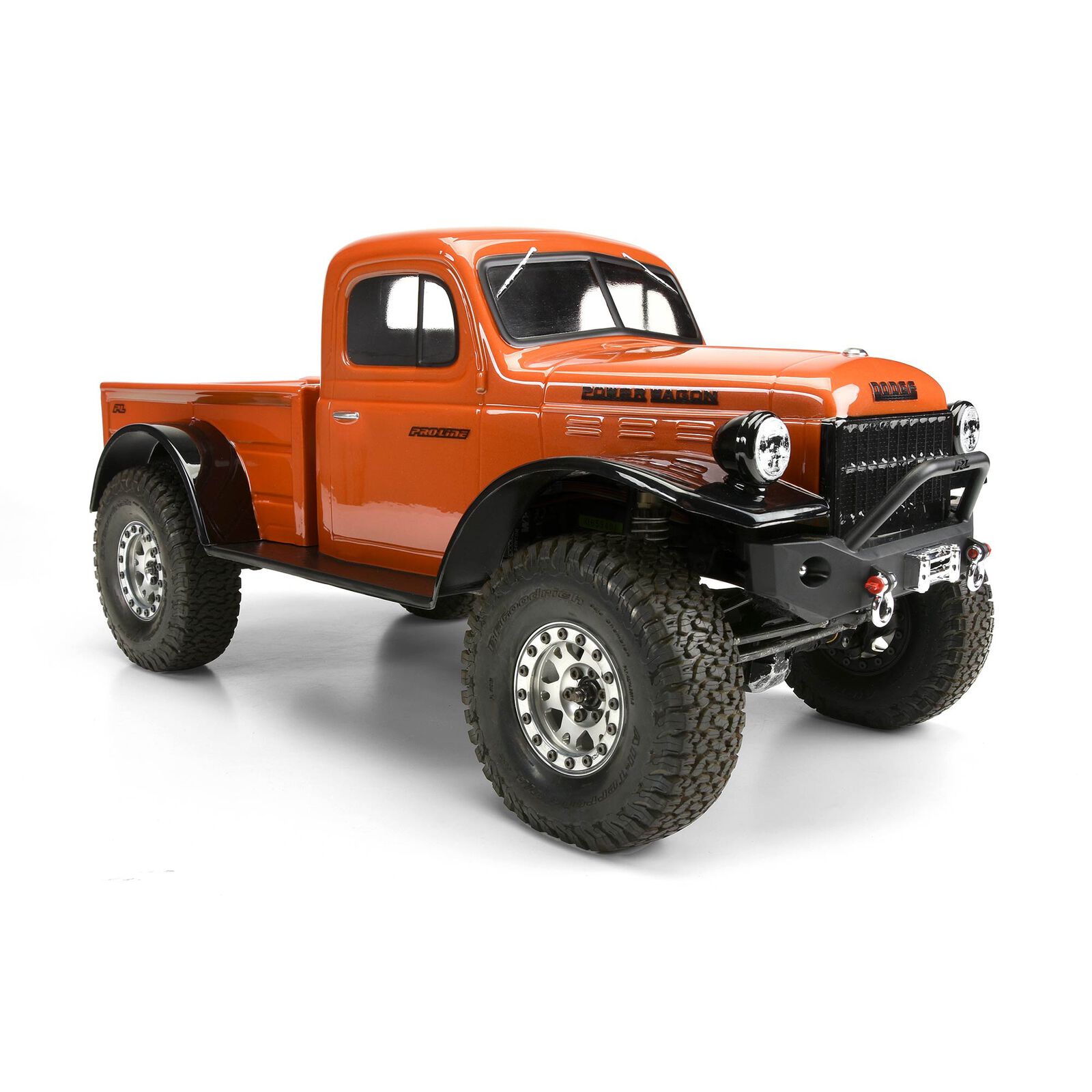 Proline 1946 Dodge Power Wagon Clear Body for 12.3" (313mm) WB Crawlers 1/10