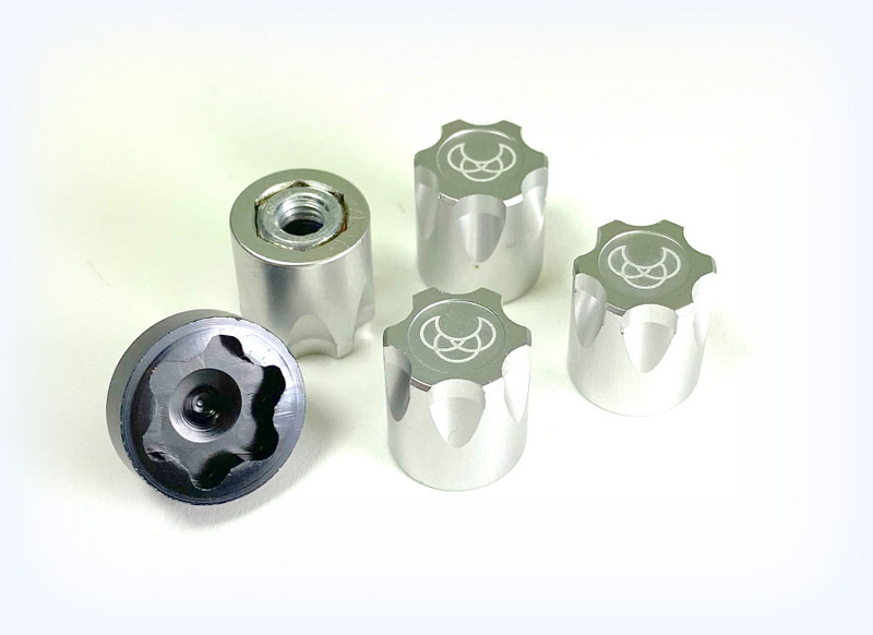 Absima Wielnaaf Zilver M4 met Bevestigingstool