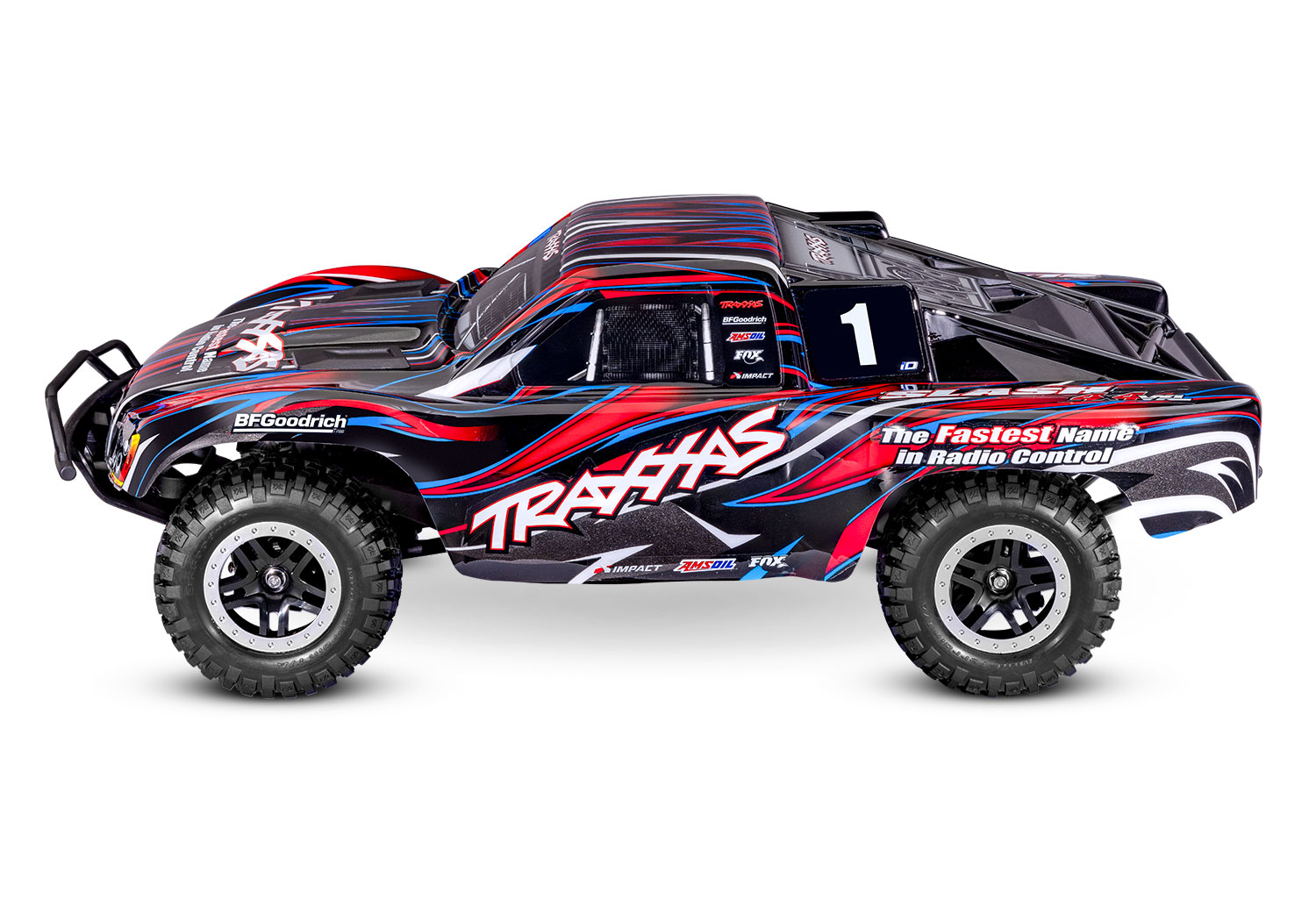 Traxxas Slash 4x4 VXL 2.4GHz TQi TSM RTR Short Course Truck Clipless HD RED