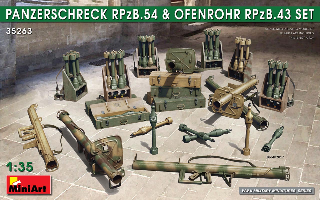 MiniArt Panzerschreck RPzB.54 & Ofenrohr RPzB.43 Set 1/35
