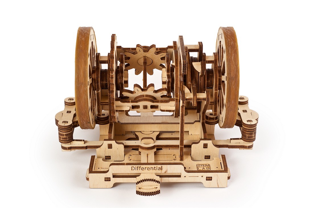 U-Gears Stem Lab Differential mechanisch houten bouwpakket