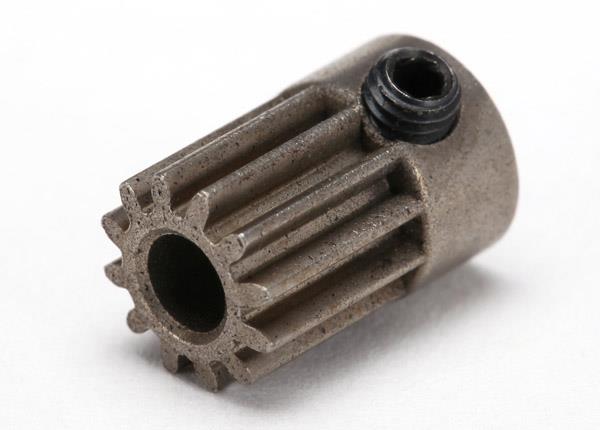 Traxxas Gear, 12-T pinion (48-pitch) (fits 3mm shaft)/ set screw