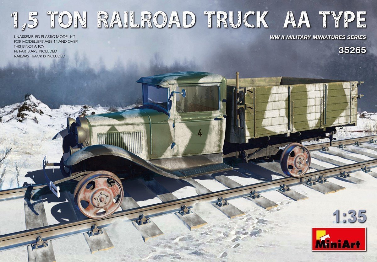 MiniArt 1,5 Ton Railroad Truck AA Type 1/35