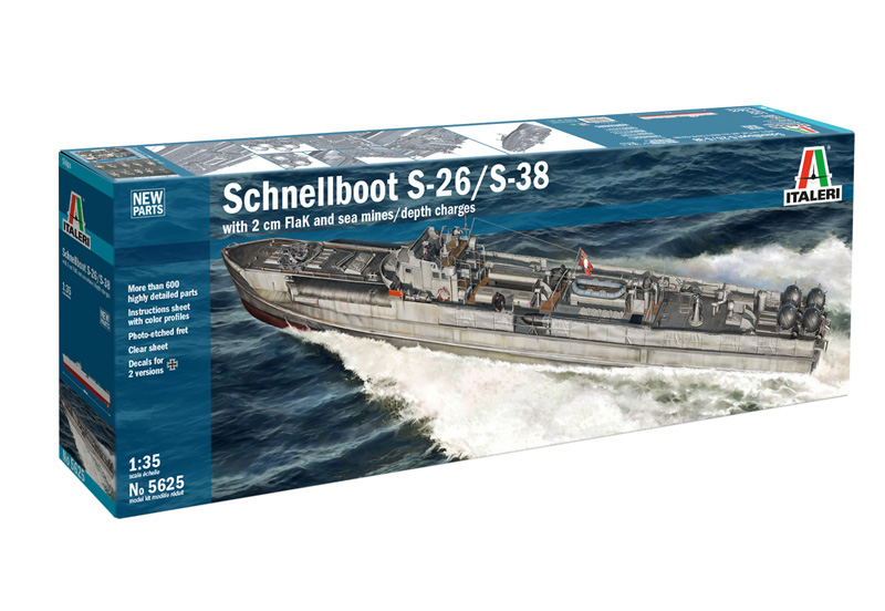 Italeri Schnellboot S-26/S-38 1/35