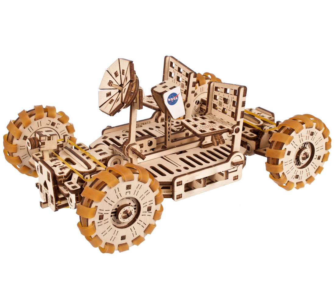 U-Gears NASA Lunar Rover mechanisch houten bouwpakket