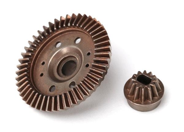 Traxxas Ring gear differential/ pinion gear dif (12/47 rear)
