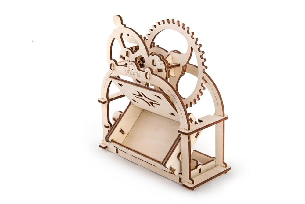 U-Gears Visitekaartjes Houder / Mechanische Etui houten bouwpakket