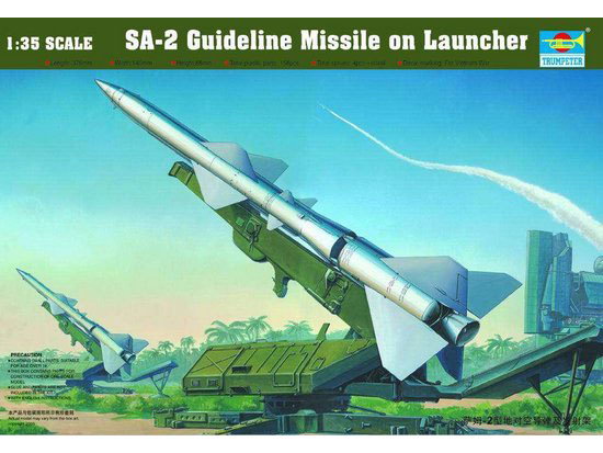 Trumpeter SA-2 Guideline Missile on launcher 1/35