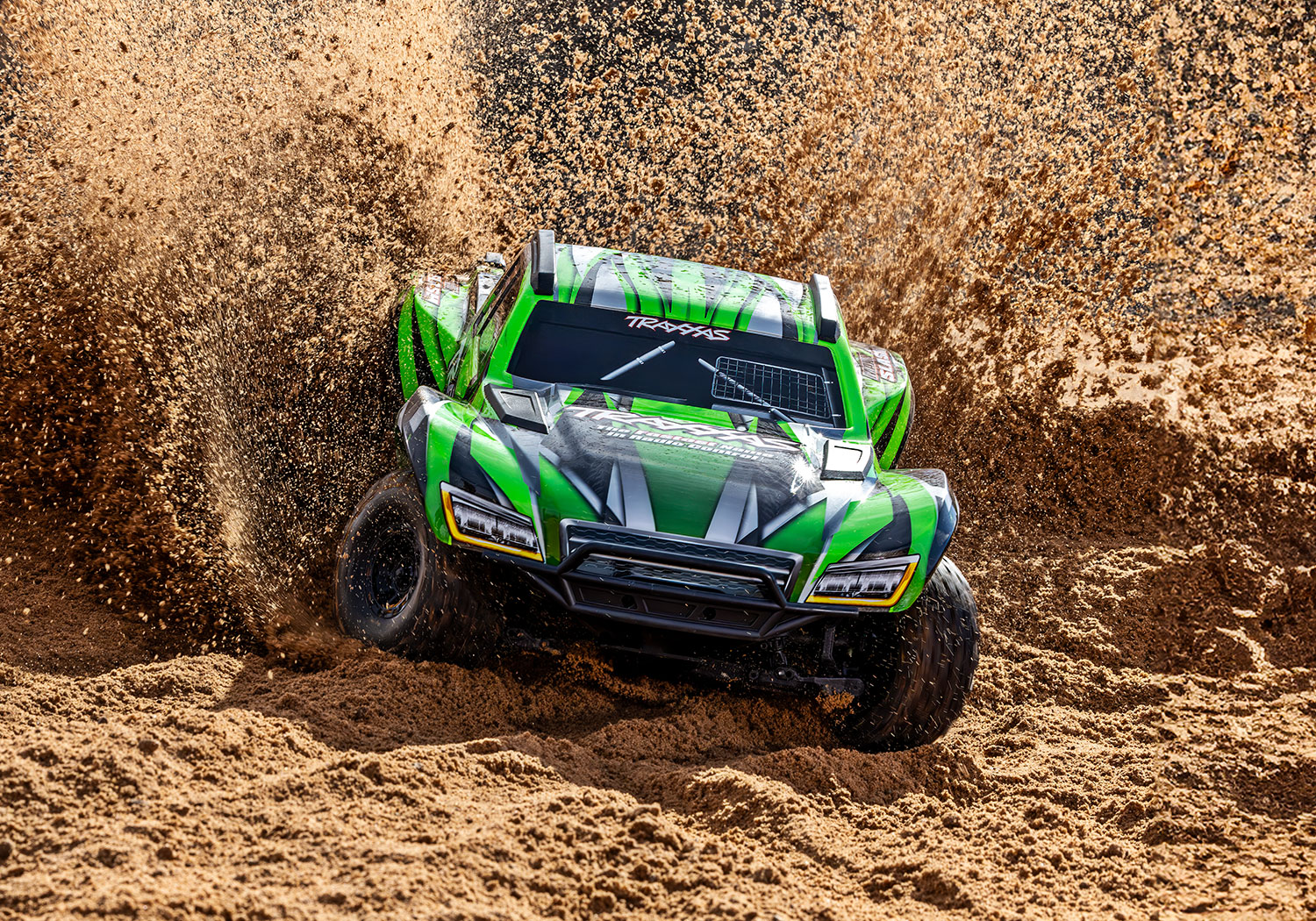 Traxxas Maxx Slash Brushless 6S Short Course Truck 4WD TSM RTR Green