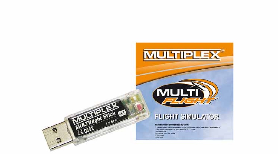Multiplex MULTIflight Stick (Dongel) en Simulator