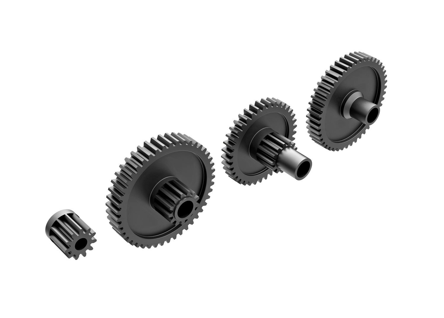 Traxxas Gear set TRX-4M, transmission, low range (crawl) (40.3:1 reduction ratio)/ pinion gear, 11-tooth