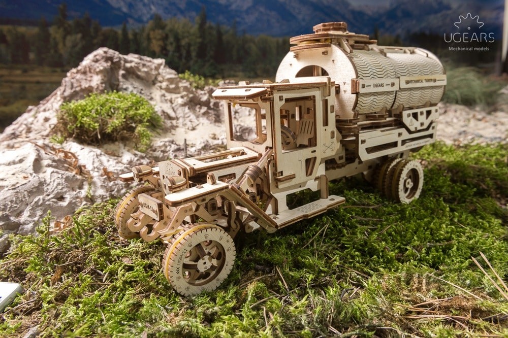 U-Gears Tanker mechanisch houten bouwpakket