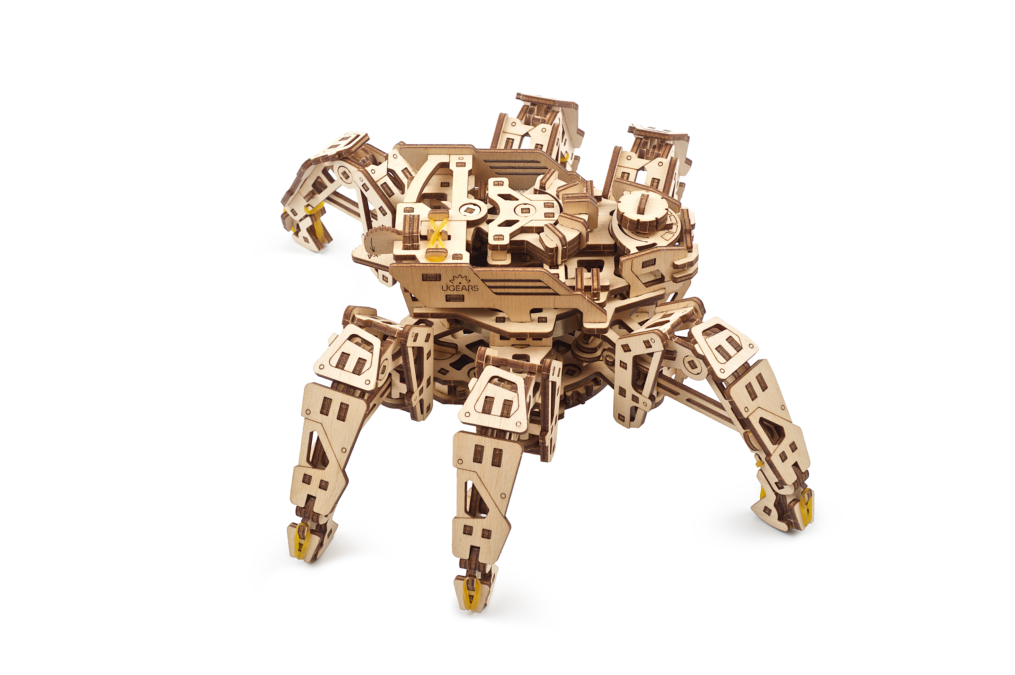 U-Gears Hexapod Spin mechanisch houten bouwpakket