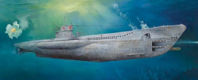 Trumpeter DKM U-Boot Type VIIC U-552 1/48