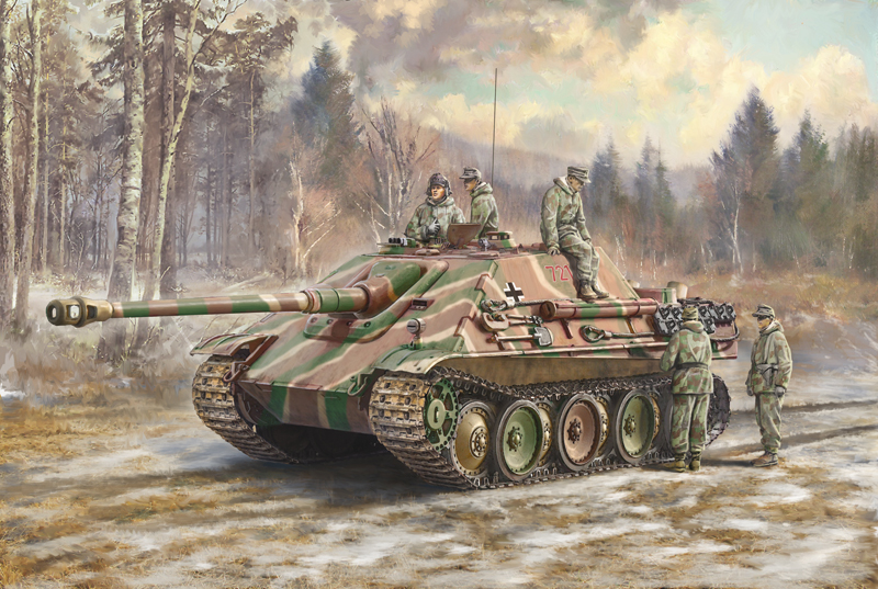 Italeri Sd.Kfz.173 JAGDPANTHER with Winter Crew 1/35