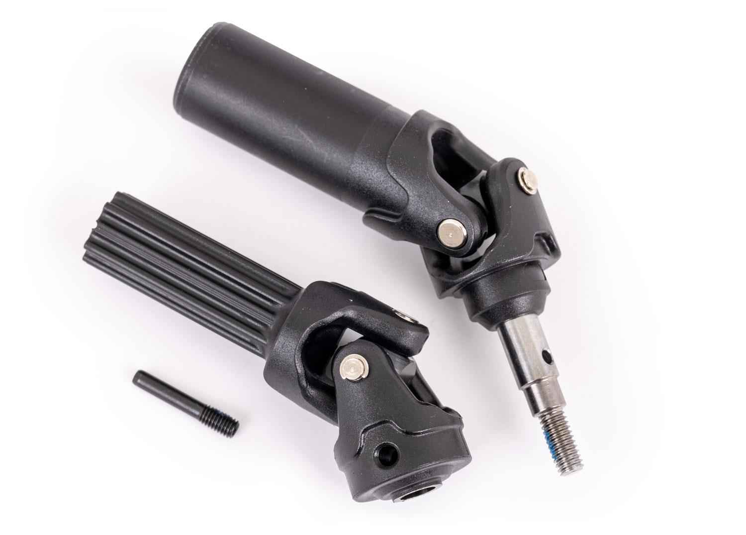 Traxxas Driveshaft assembly front extreme heavy duty with 6mm axle (1)/ screw pins (1) (left or right) (fully assembled ready to install) (for use with #9080 upgrade kit)