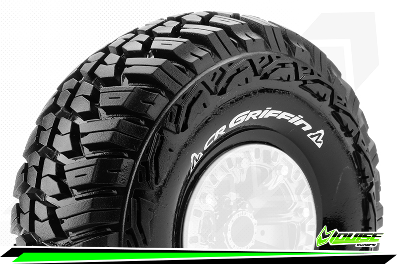 Louise RC CR-Griffin 1/10 Crawler Tires Super Soft for 2.2'' Wheels (2)