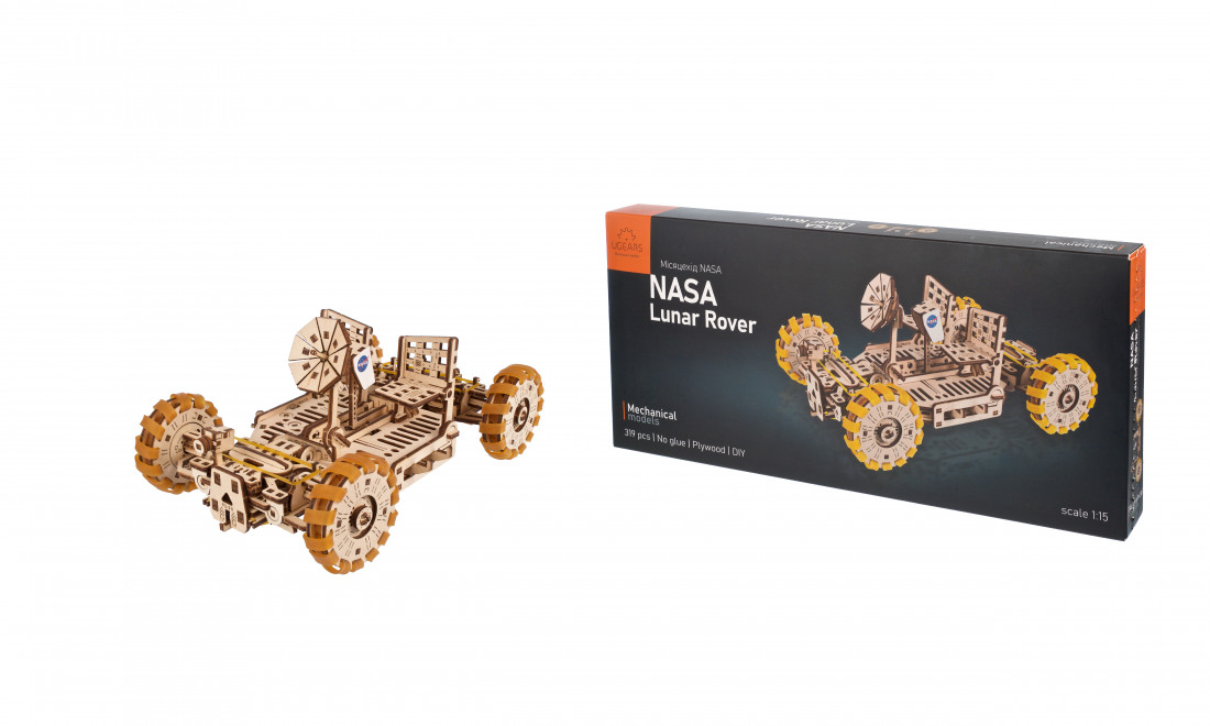 U-Gears NASA Lunar Rover mechanisch houten bouwpakket