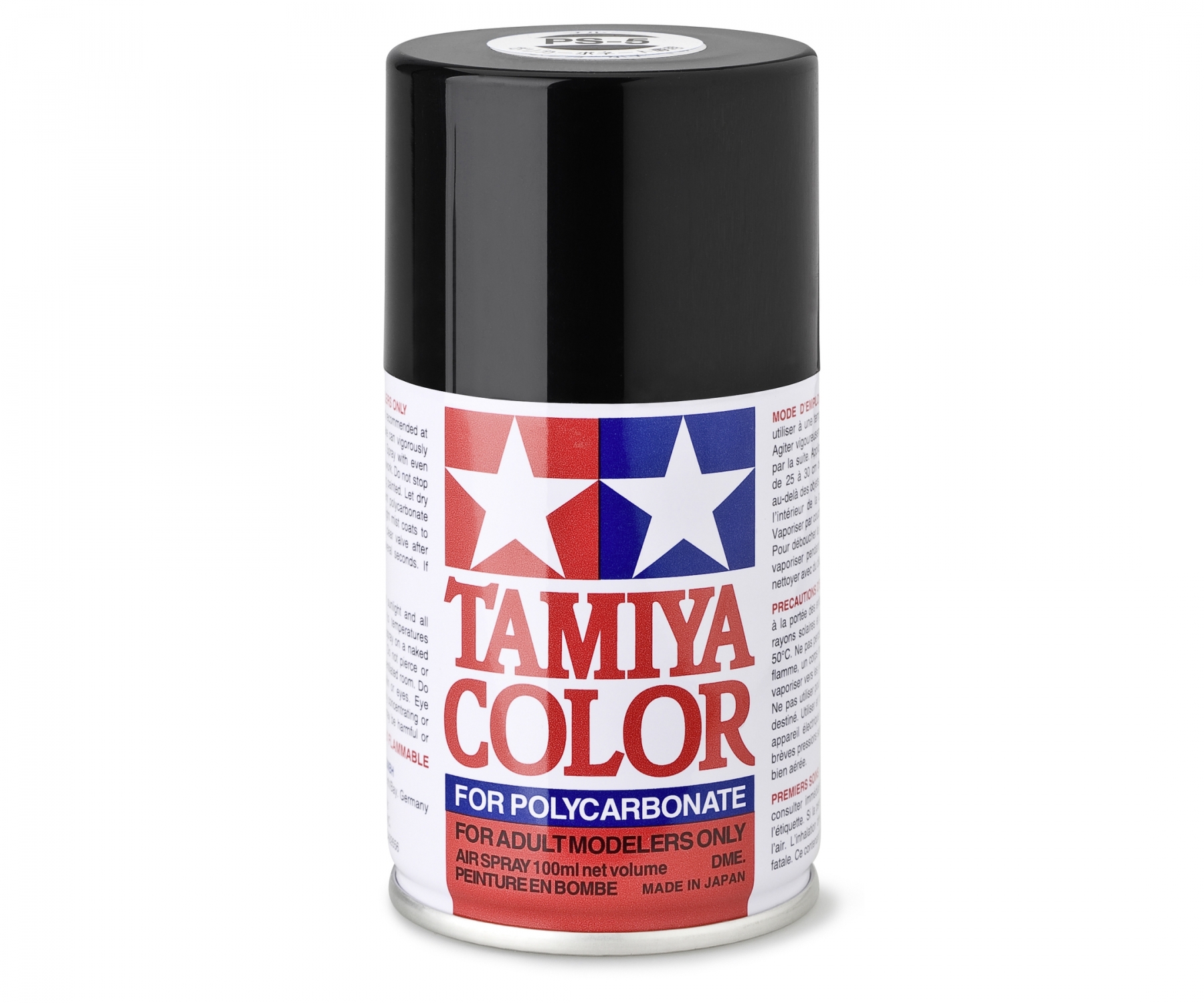 PS5 Spray Black brillant 100ml Tamiya