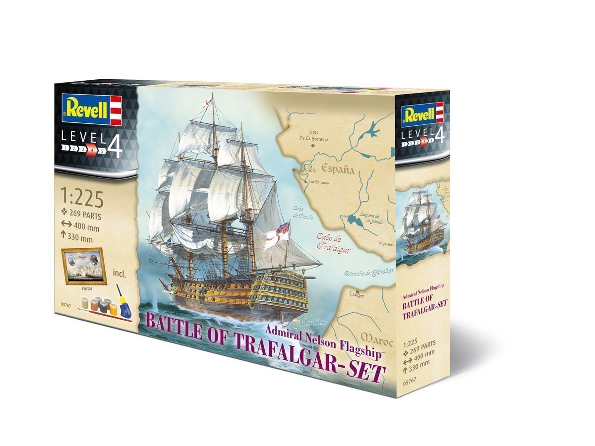 Revell Admiral Nelsons Flagship Battle of Trafalgar Geschenkset 1/225