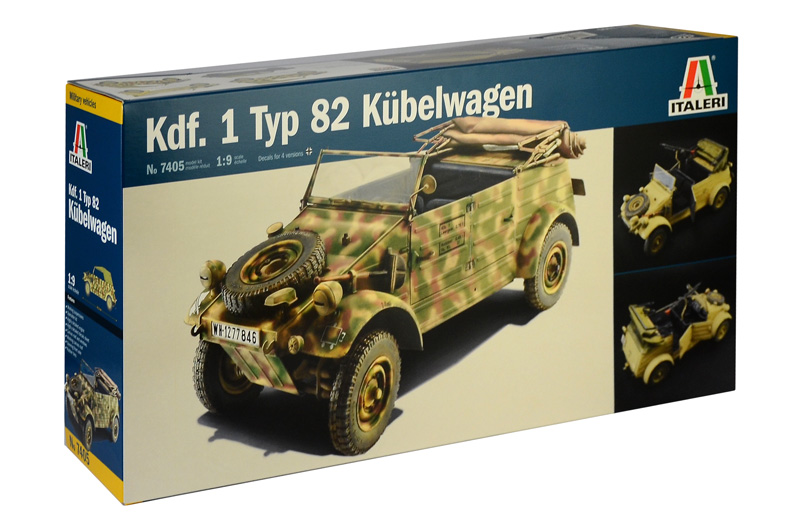 Italeri Kdf. 1 Typ 82 Kübelwagen 1/9
