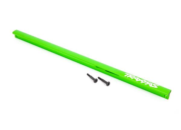 Traxxas Chassis brace (T-Bar) 6061-T6 aluminum (green-anodized)/ 3x16 SS (2)