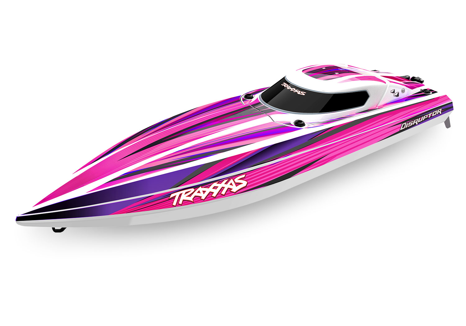 Traxxas Disruptor 4S 40+ MPH High-Performance Boat Pink