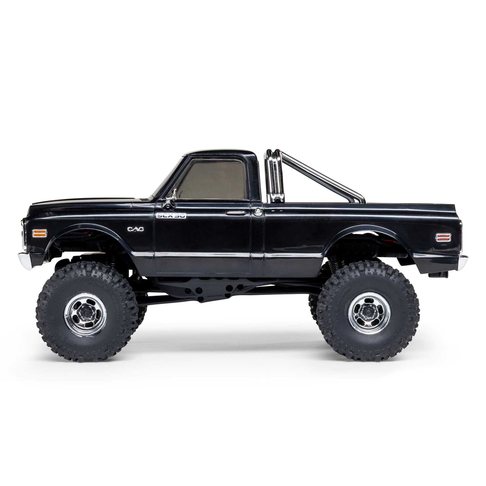 Axial SCX30 Chevrolet K10 4X4 RTR Brushed Rock Crawler (Battery & Charger Included), Black 1/30