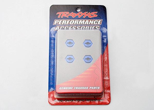 Traxxas Wheel hubs hex aluminum (4) (blue-anodized)