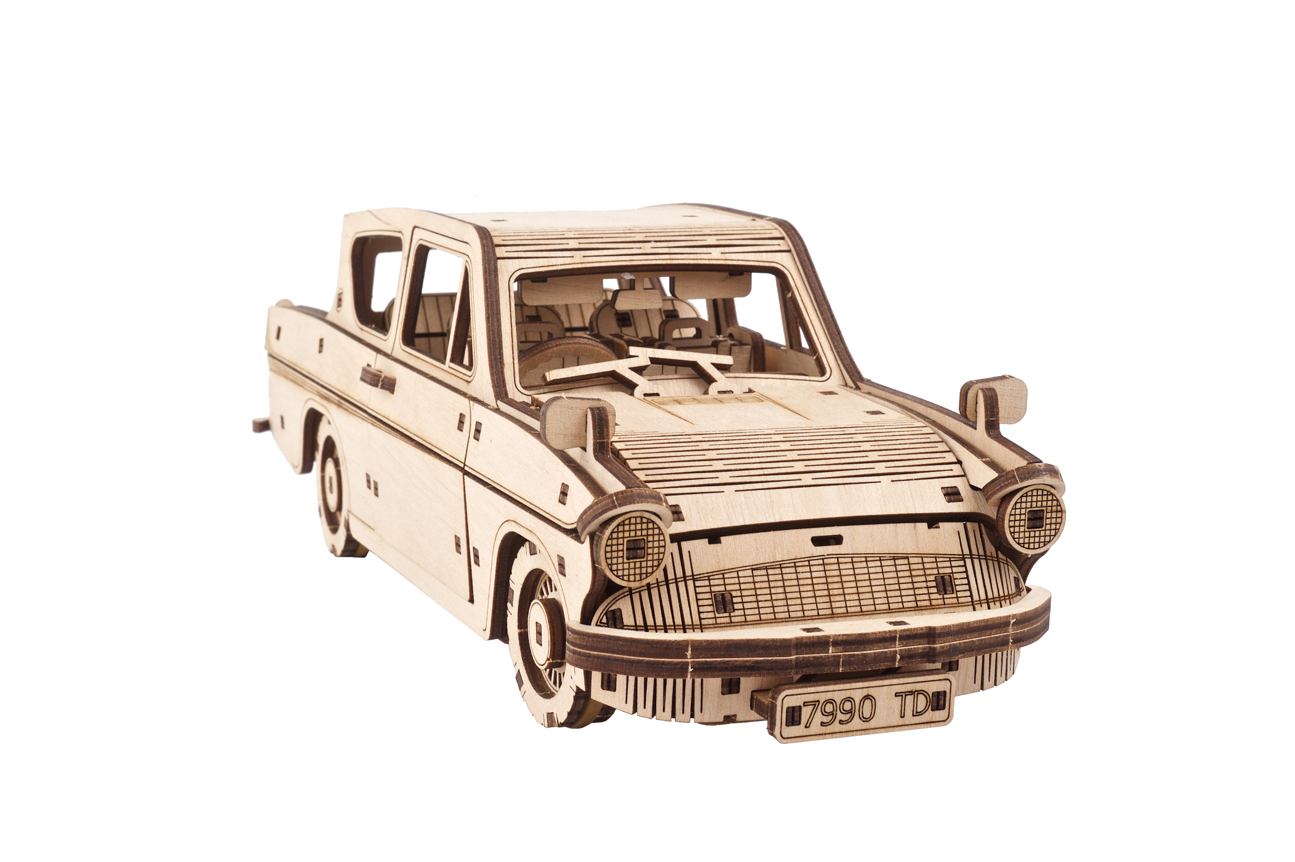 U-Gears Vliegende Ford Anglia Harry Potter mechanisch houten bouwpakket