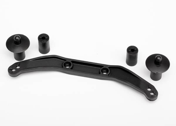 Traxxas Body mount (1)/ body mount post (2) (front or rear)