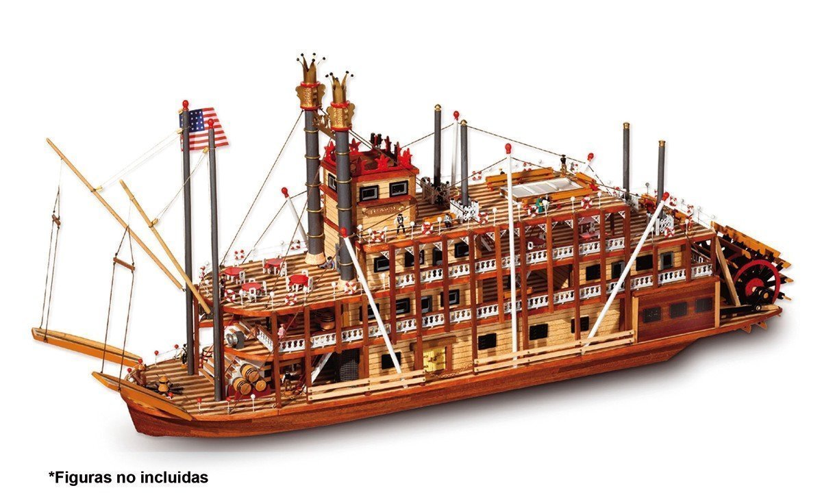 Occre Mississippi Houten Scheepsmodel 1/80
