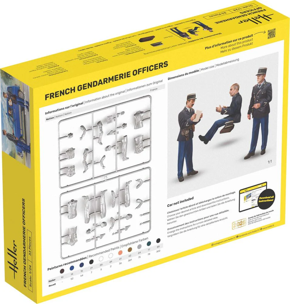Heller French Gendarmerie Officers 1/24