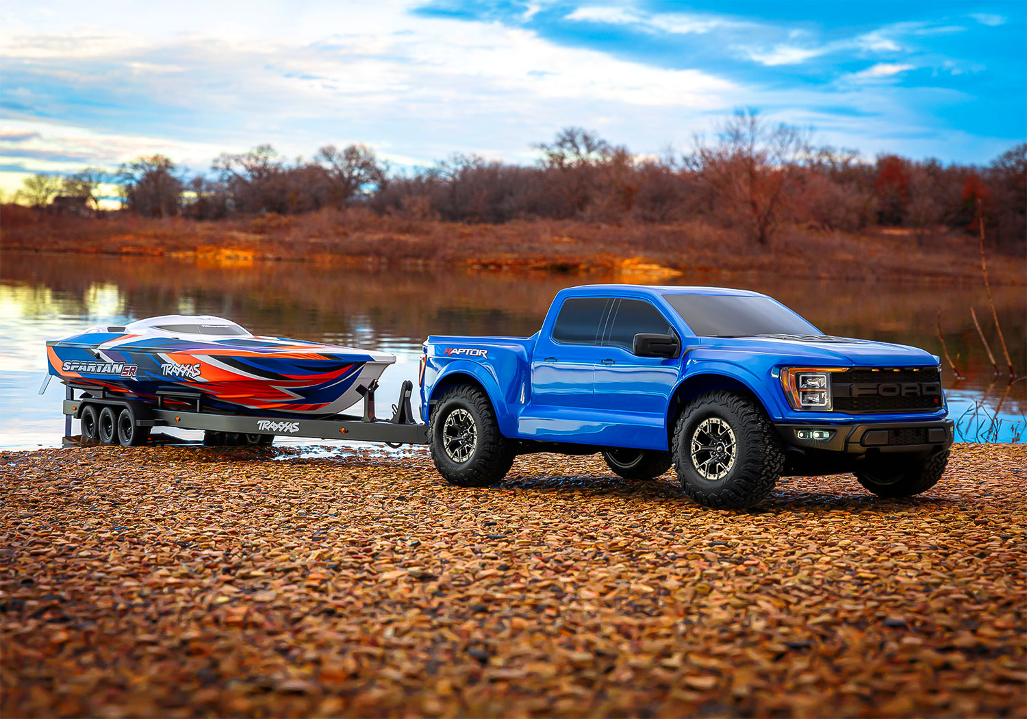 Traxxas Spartan SR36 Brushless Race Boat TQi TSM RED