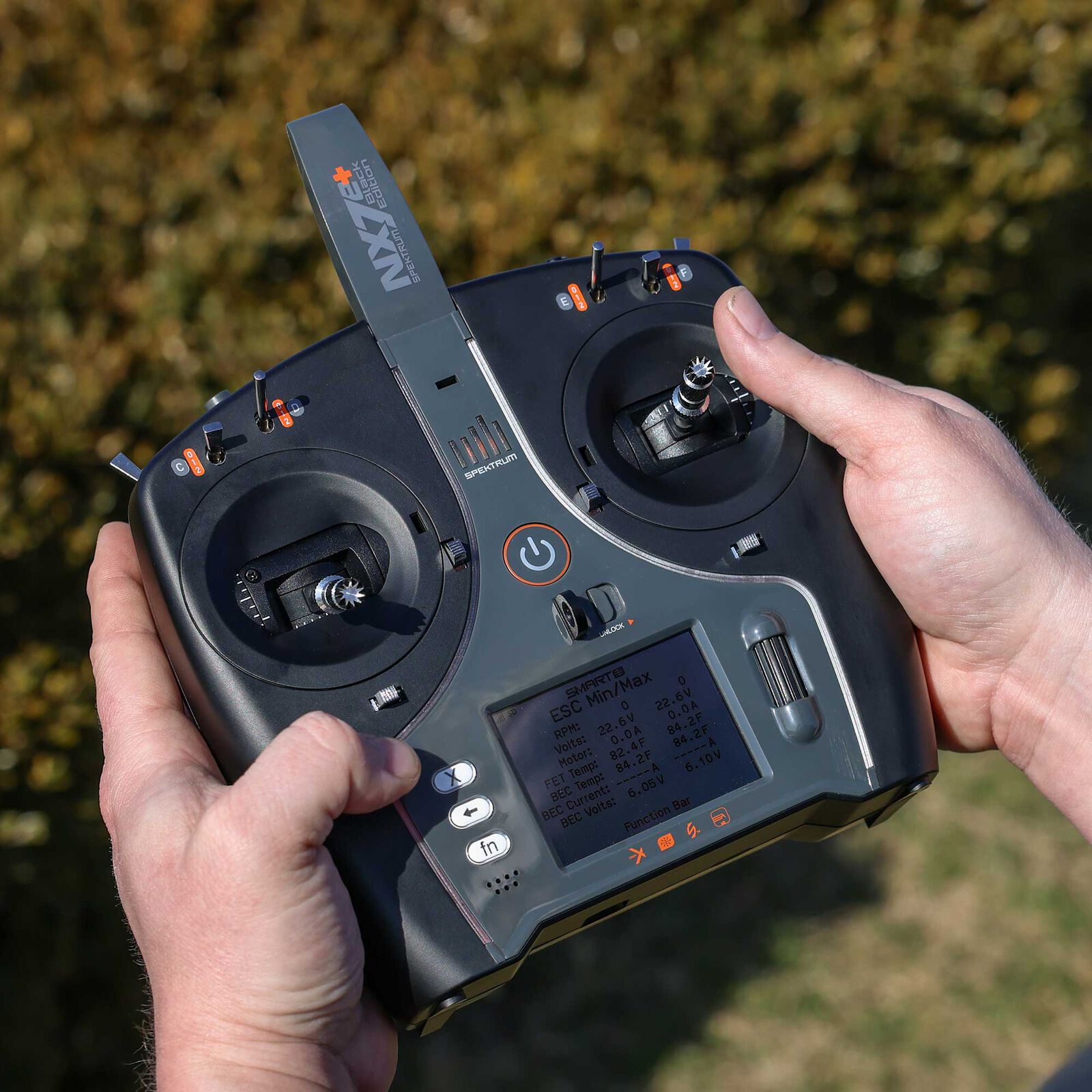 Spektrum NX7e+ Black Edition 14-Channel DSMX Transmitter Only