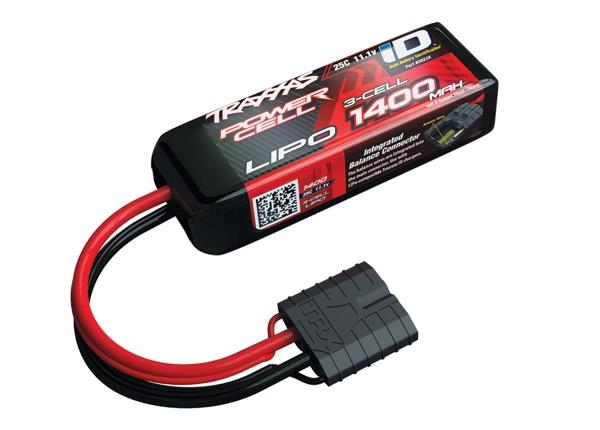 Traxxas Power Cell LiPo Accu 1400mAh 11.1 Volt 3S 25C all 1/16 models