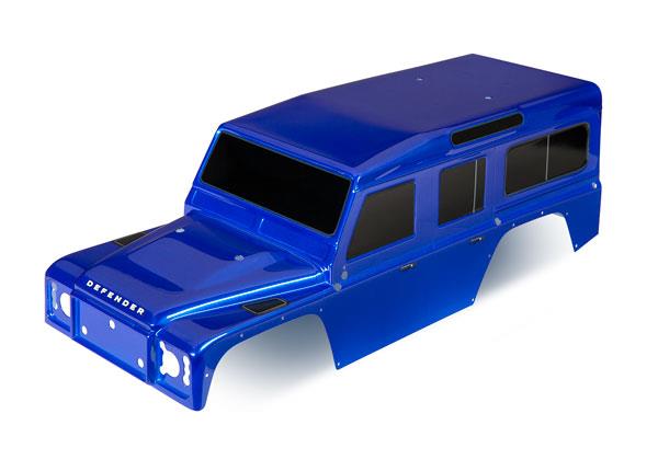 Traxxas Body Land Rover Defender blue (painted)/ decals