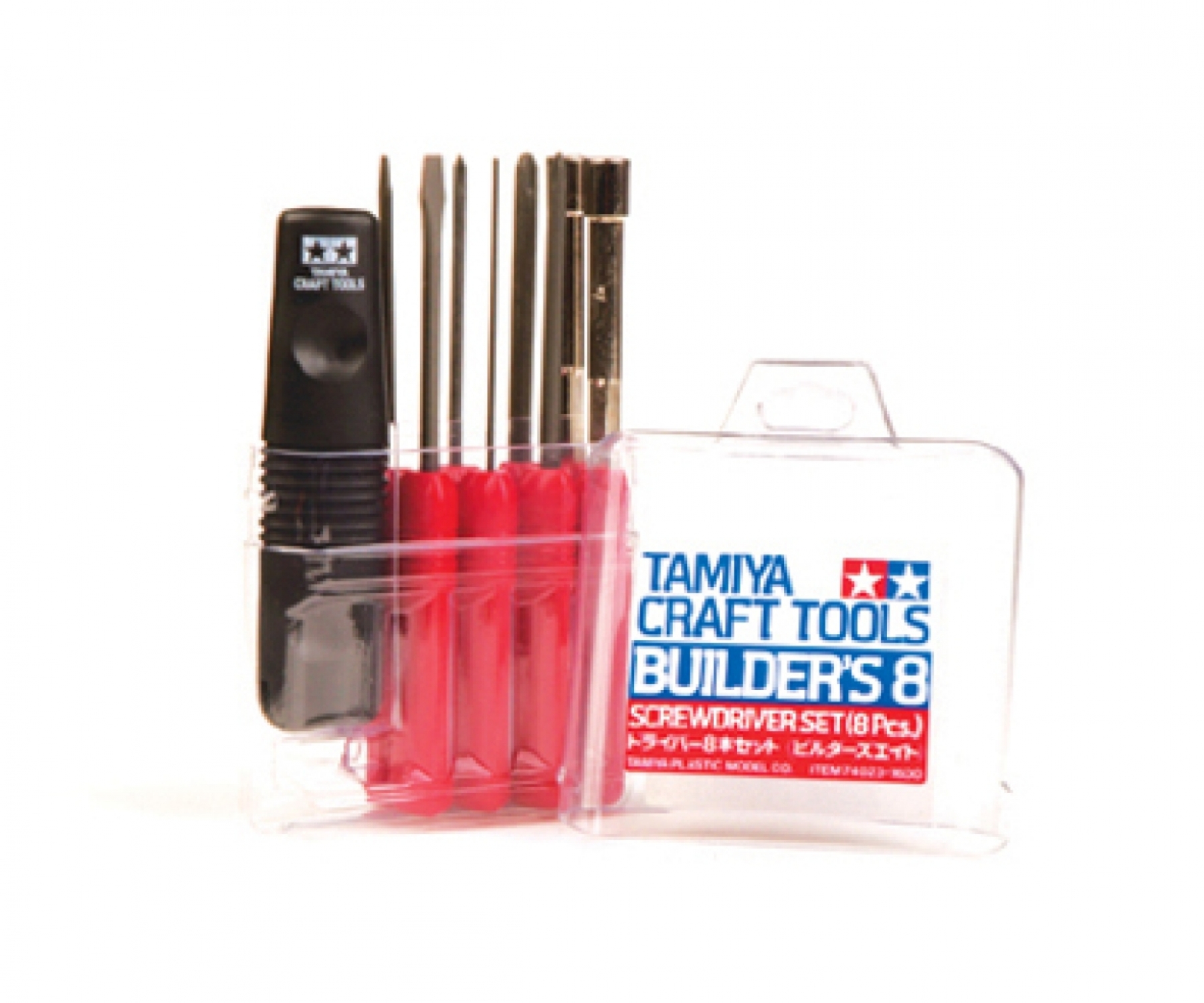 Tamiya RC Screwdriver Assortment Red (8)