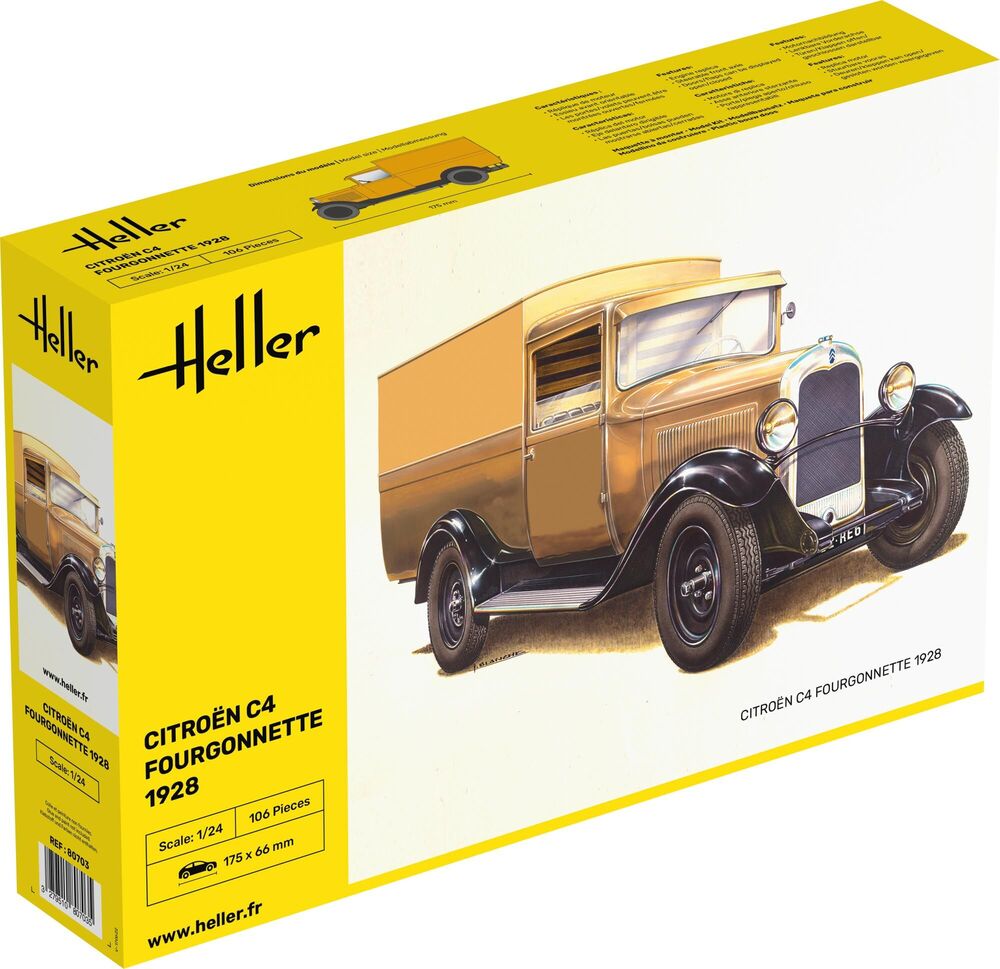 Heller Citroën C4 Fourgonnette 1928 1/24