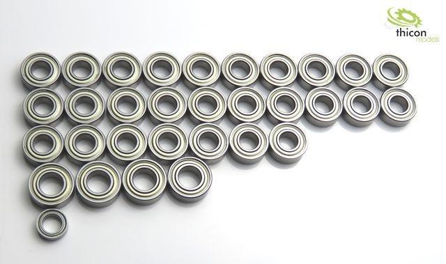 Thicon Kogellagerset voor TAMIYA 3-assige Trucks zoals MAN / Scania / Arocs en Actros