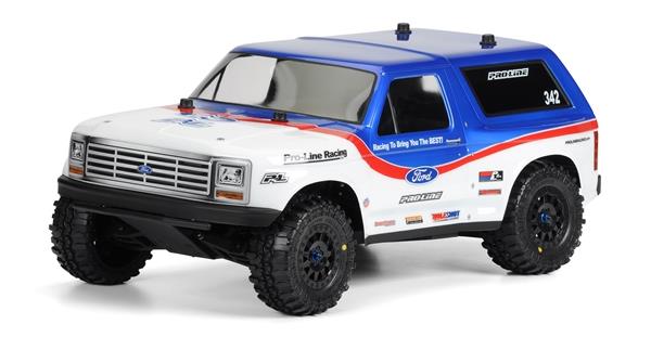Proline 1981 Ford Bronco Clear Body for SC 1/10