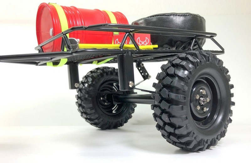 Absima Metalen Crawler Aanhangwagen 1/10