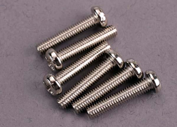 Traxxas Screws 3x15mm roundhead machine (6)